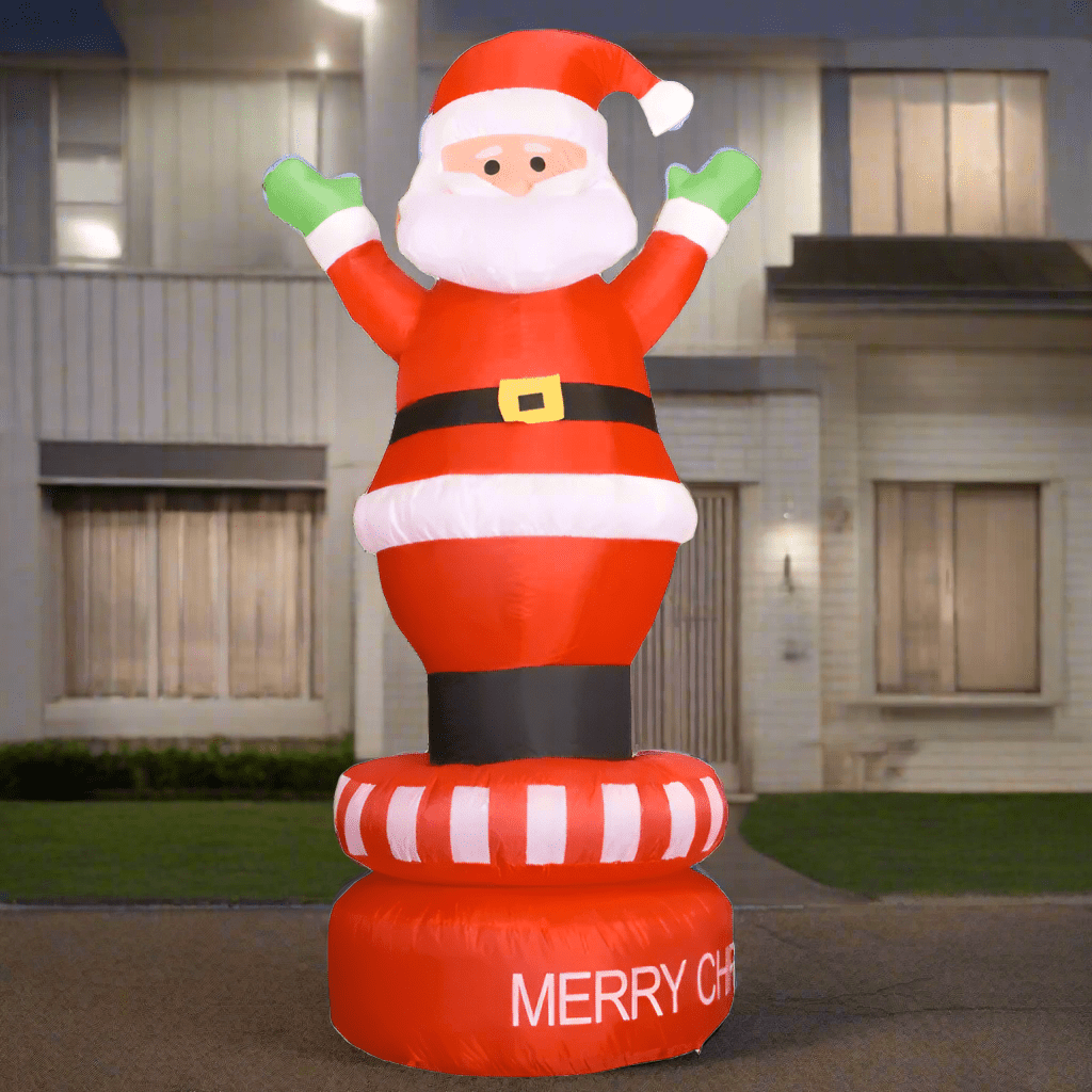 360° Rotating Inflatable Santa - 180cm