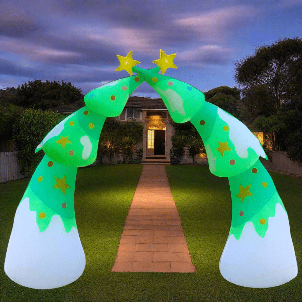 Christmas Tree Festive Archway Inflatable - 250cm