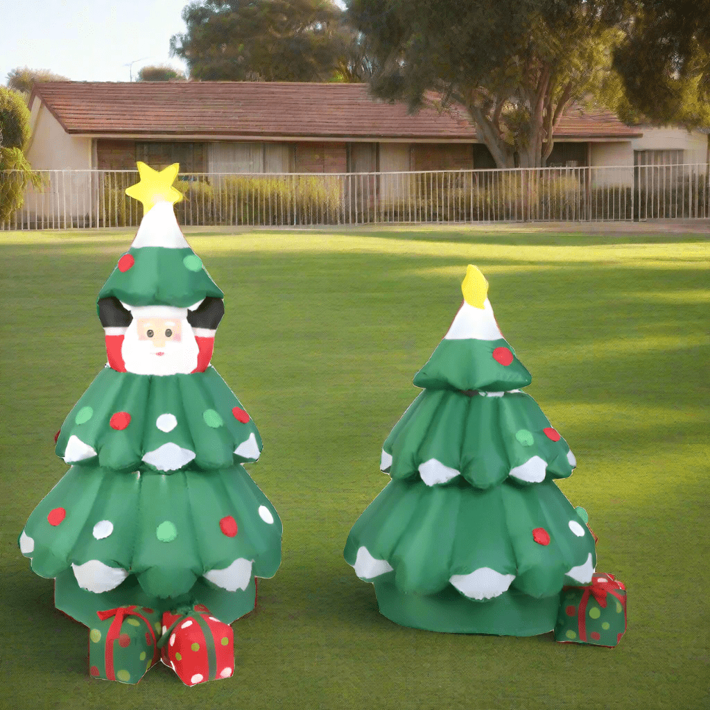 Christmas Tree with Pop-Up Santa and Presents Inflatable - 180cm