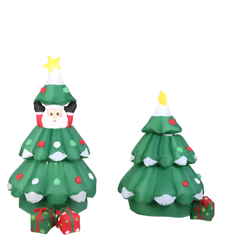 Christmas Tree with Pop-Up Santa and Presents Inflatable - 180cm
