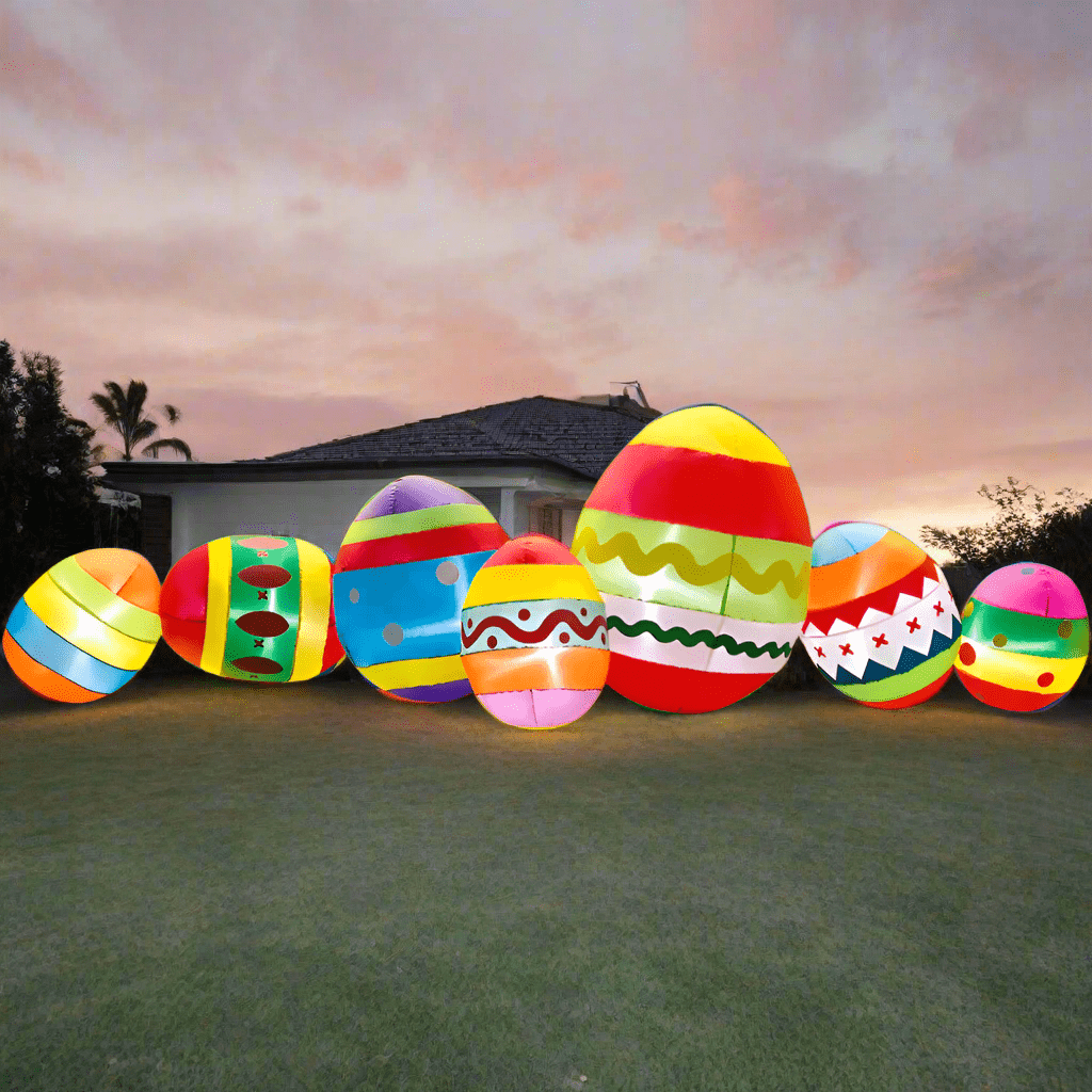 Easter Inflatable Egg Row Inflatable - 300cm