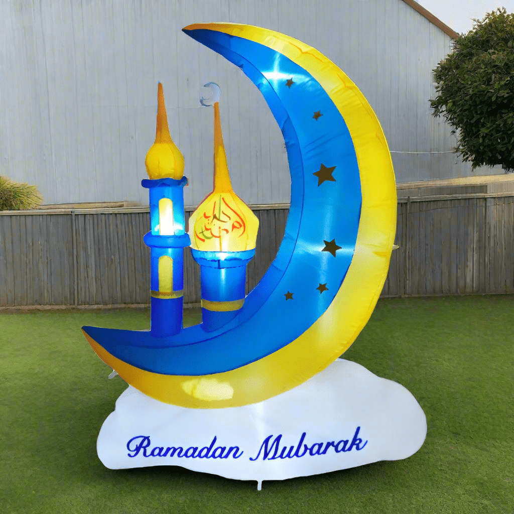Eid Mubarak Moon Yard Inflatable - 150cm