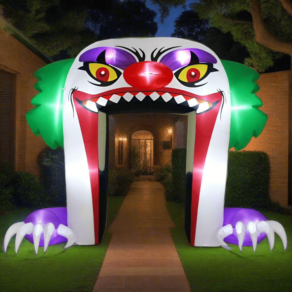 Evil Clown Archway Inflatable - 330cm