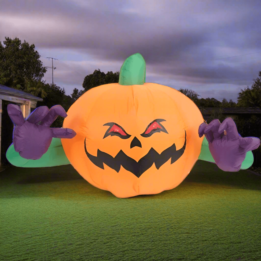 Evil Pumpkin Head Inflatable - 130cm
