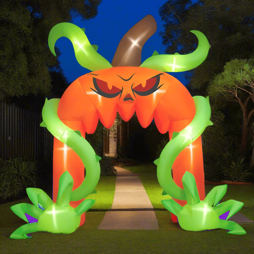 Giant Pumpkin and Vine Archway Inflatable - 360cm