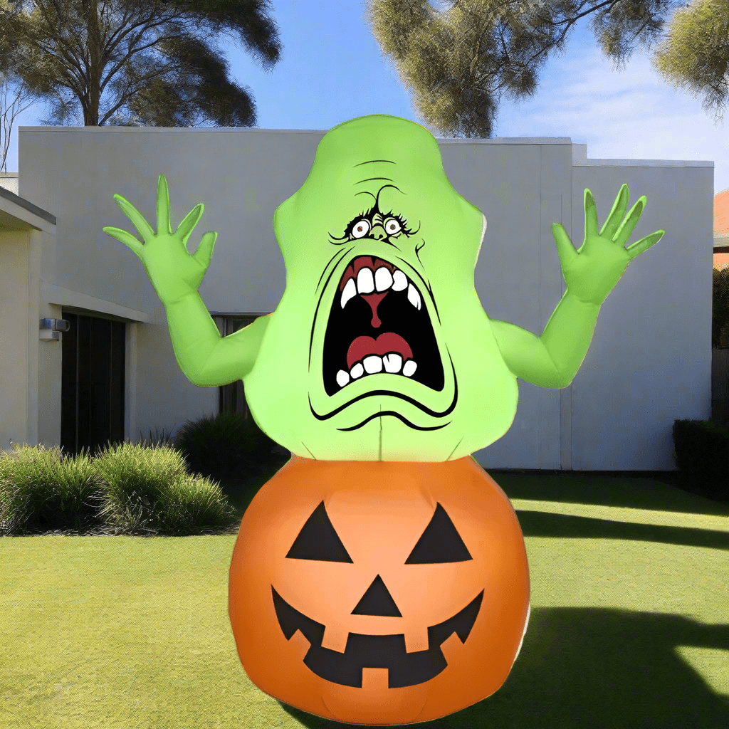 Green Slimmer Headed Pumpkin Ghost - 150cm