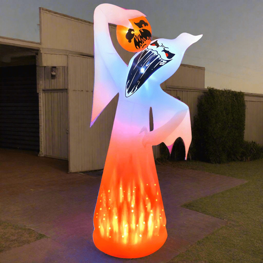Halloween Ghost Reaper with Pumpkin - 300cm