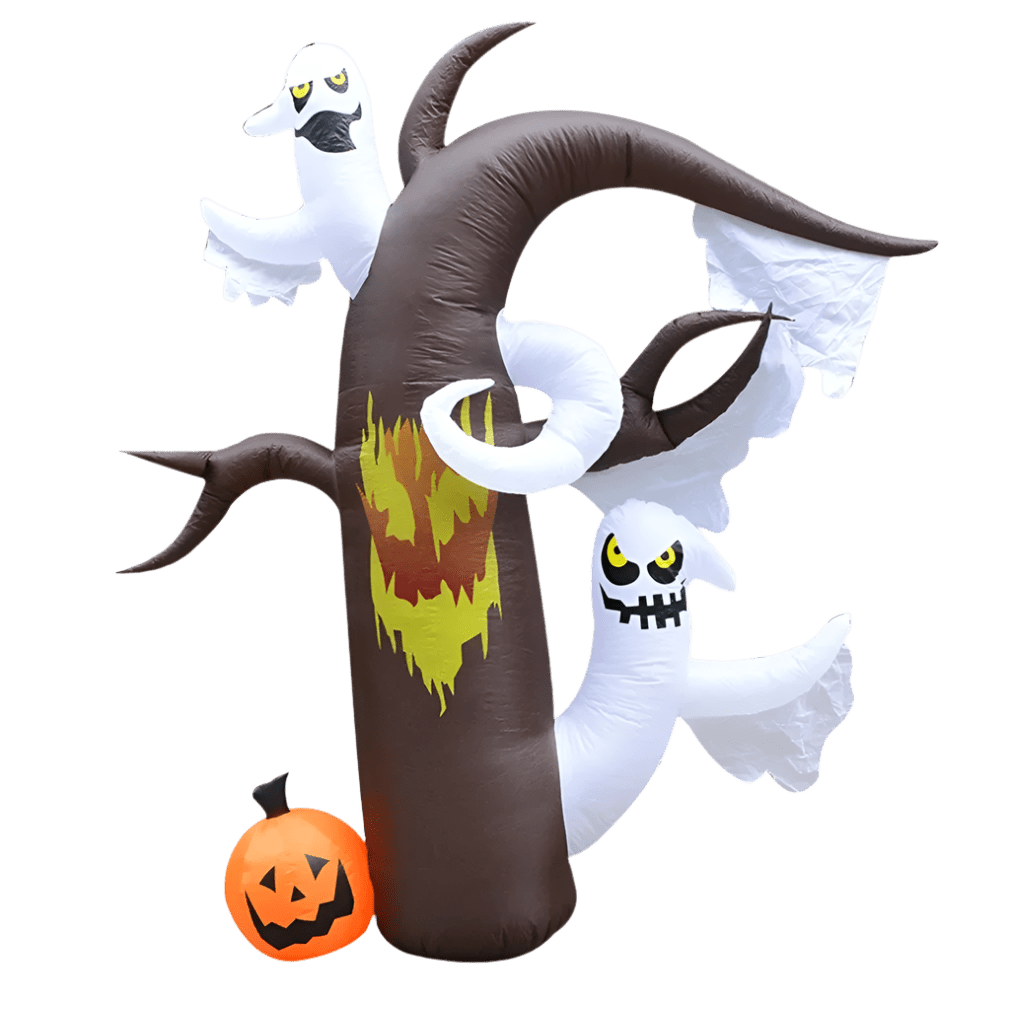 Haunted Forest Inflatable with Ghosts and Pumpkin – 300cm