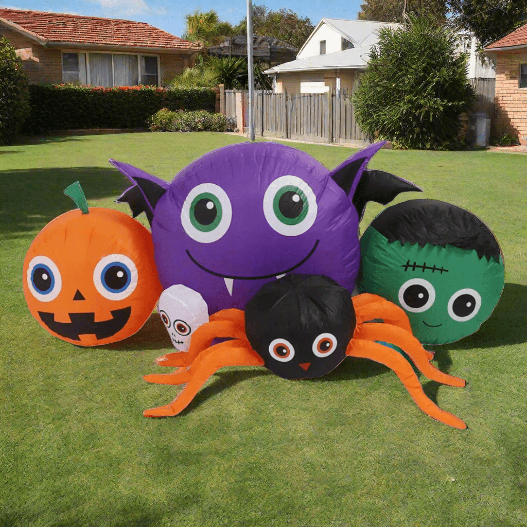 Haunted Pumpkin and Spider Crew - 180cm