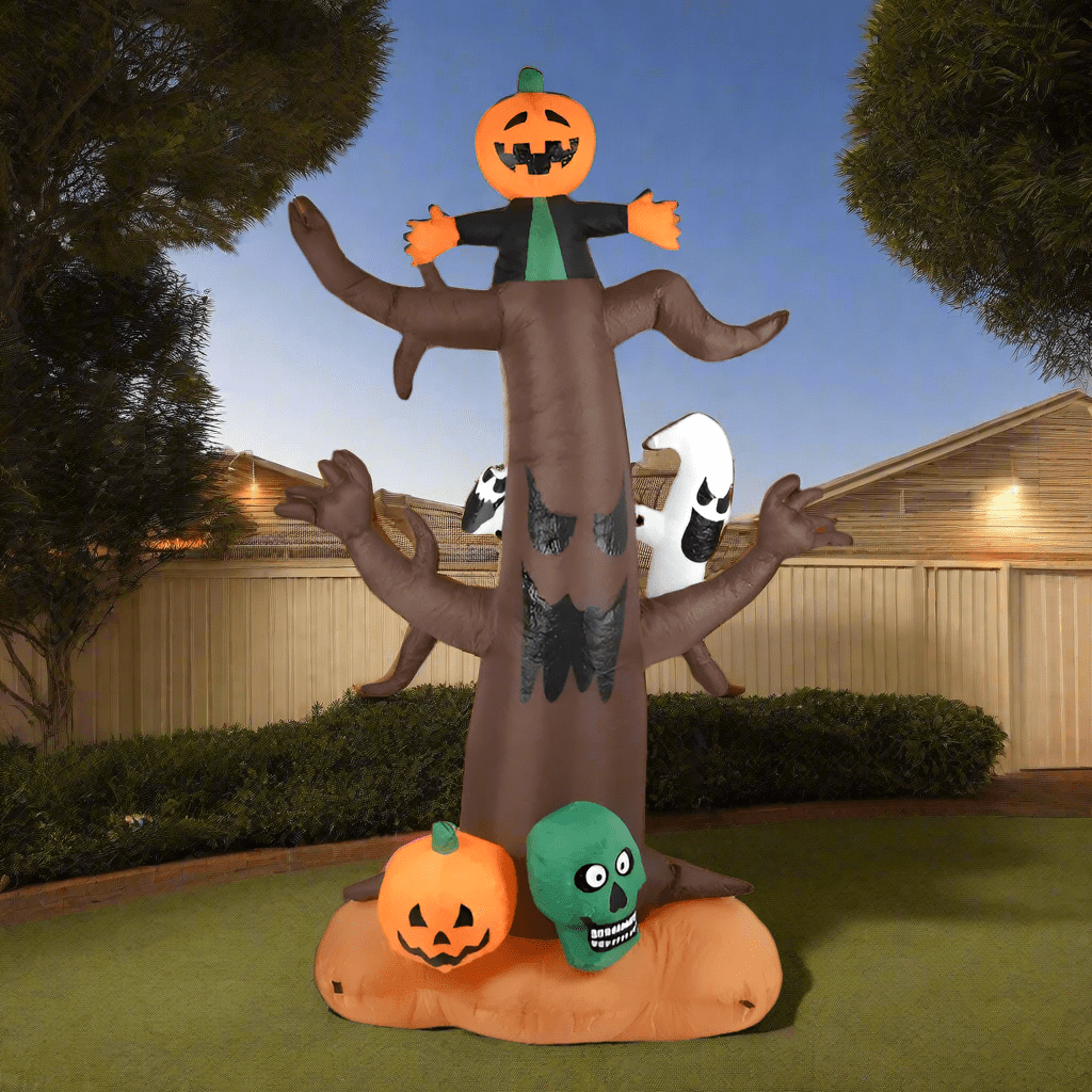 Haunted Tree with Ghosts & Pumpkin Inflatable – 240cm