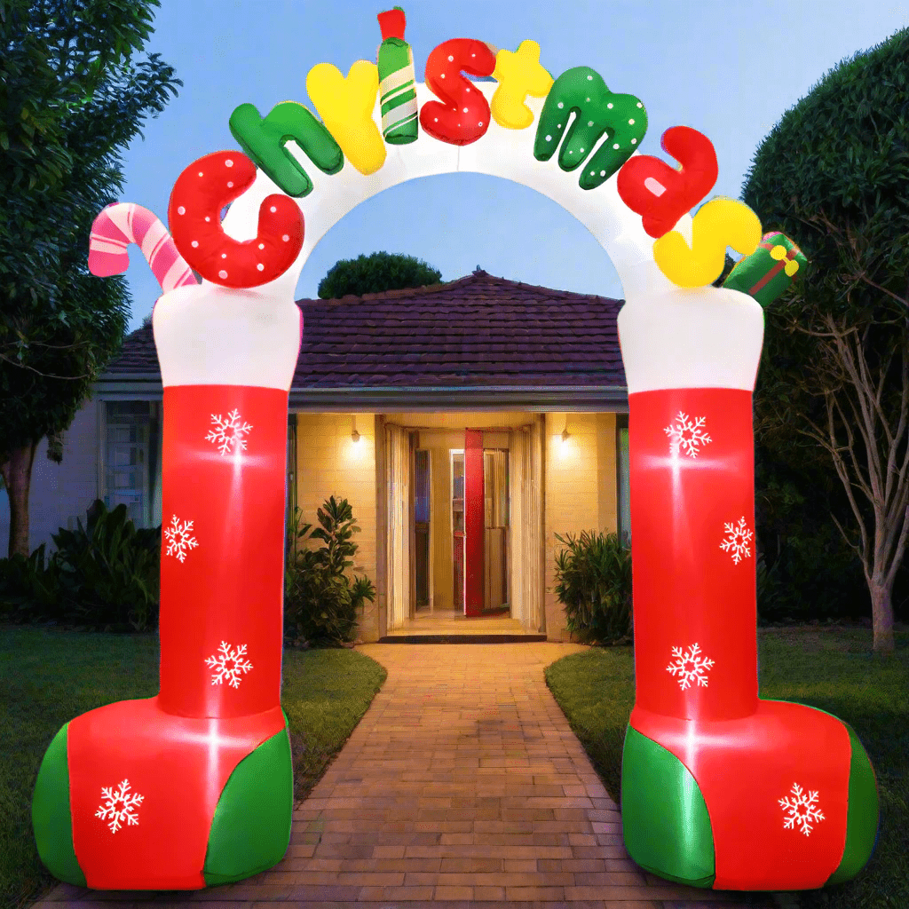 Merry Christmas Archway Inflatable - 330cm