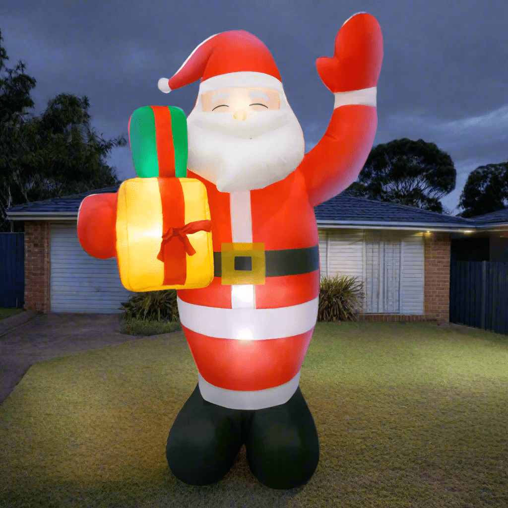 Santa with Presents Inflatable - 150cm