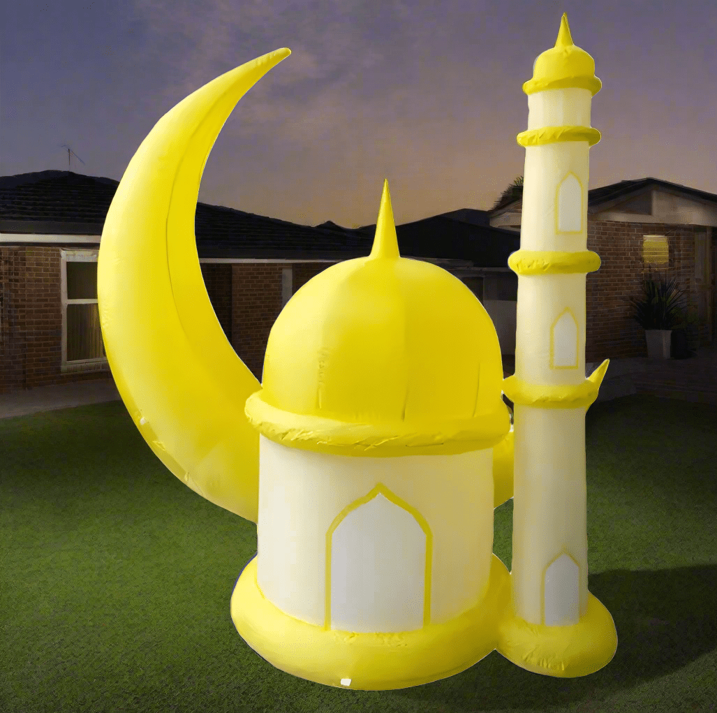 Mosque with Crescent and Minaret Inflatable - 200cm