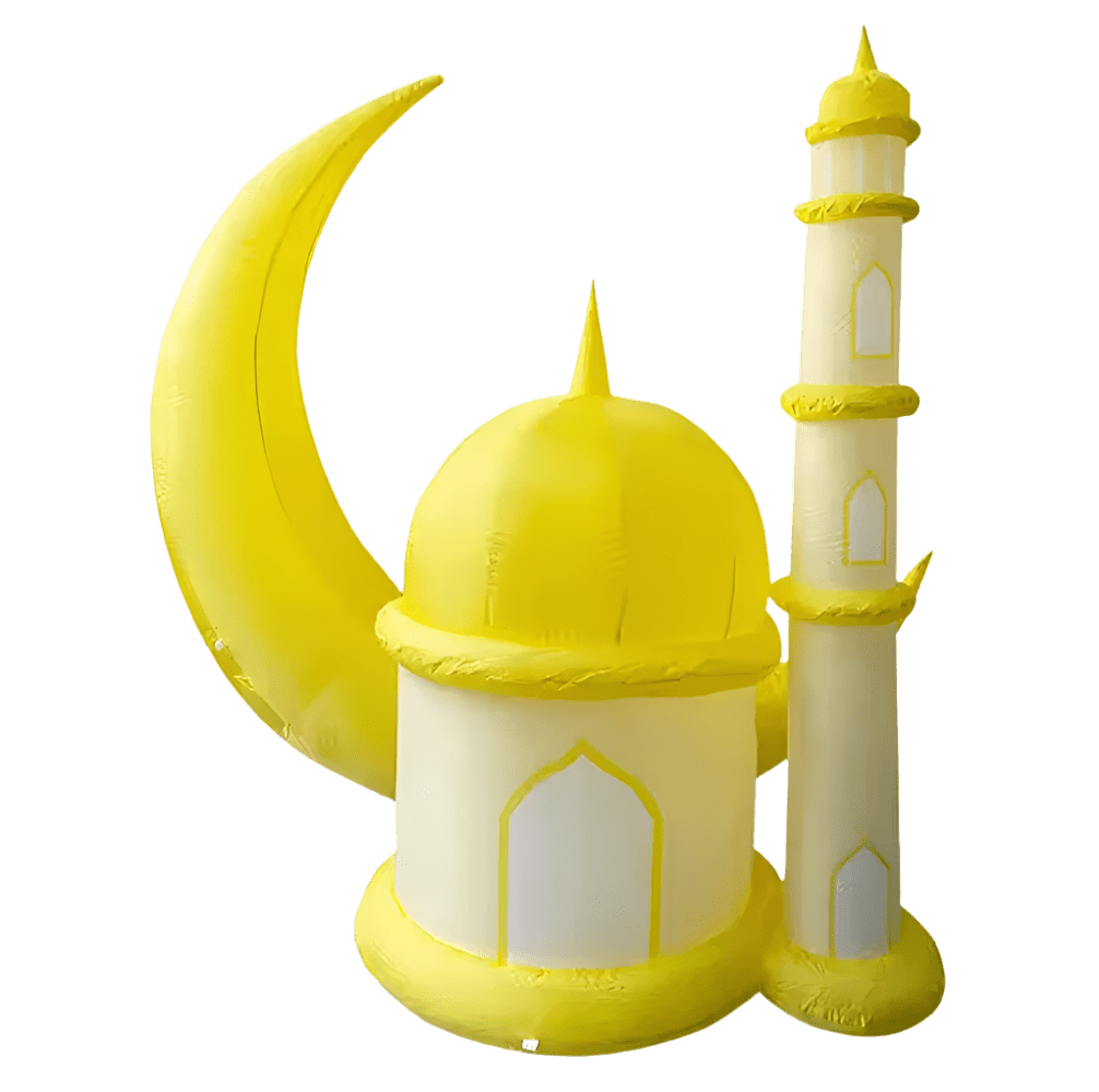Mosque with Crescent and Minaret Inflatable - 200cm