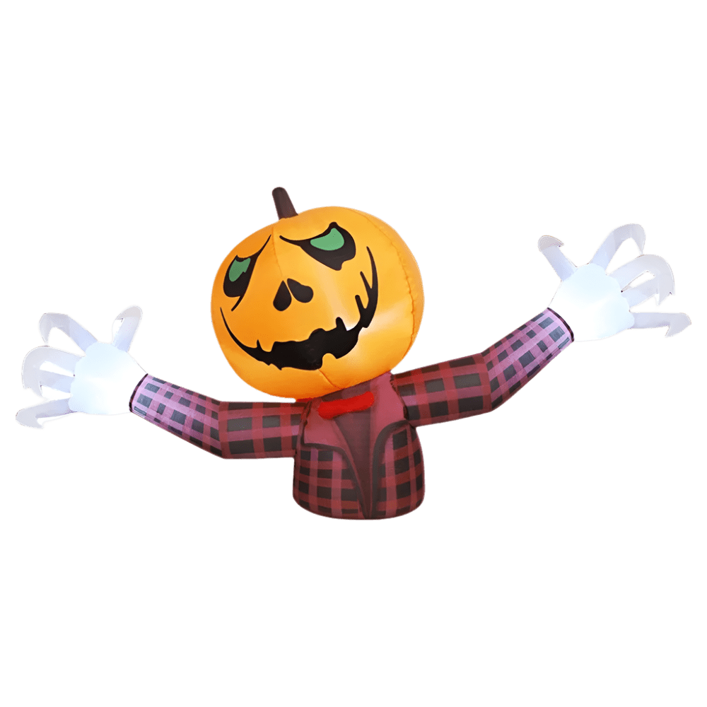 Pumpkin Scarecrow Inflatable - 120cm