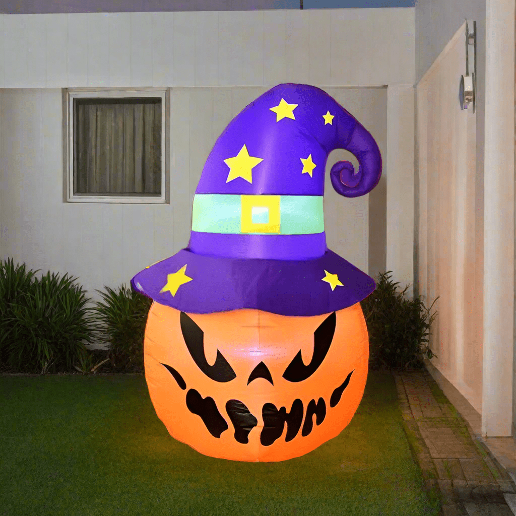 Pumpkin Witch Hat Inflatable - 150cm