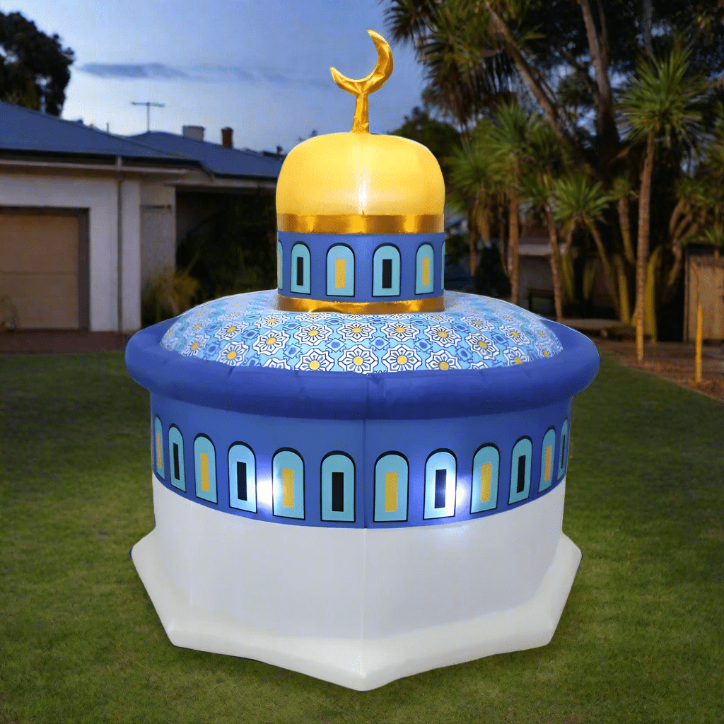 Ramadan Beautiful Blue Mosque Dome Inflatable - 180cm