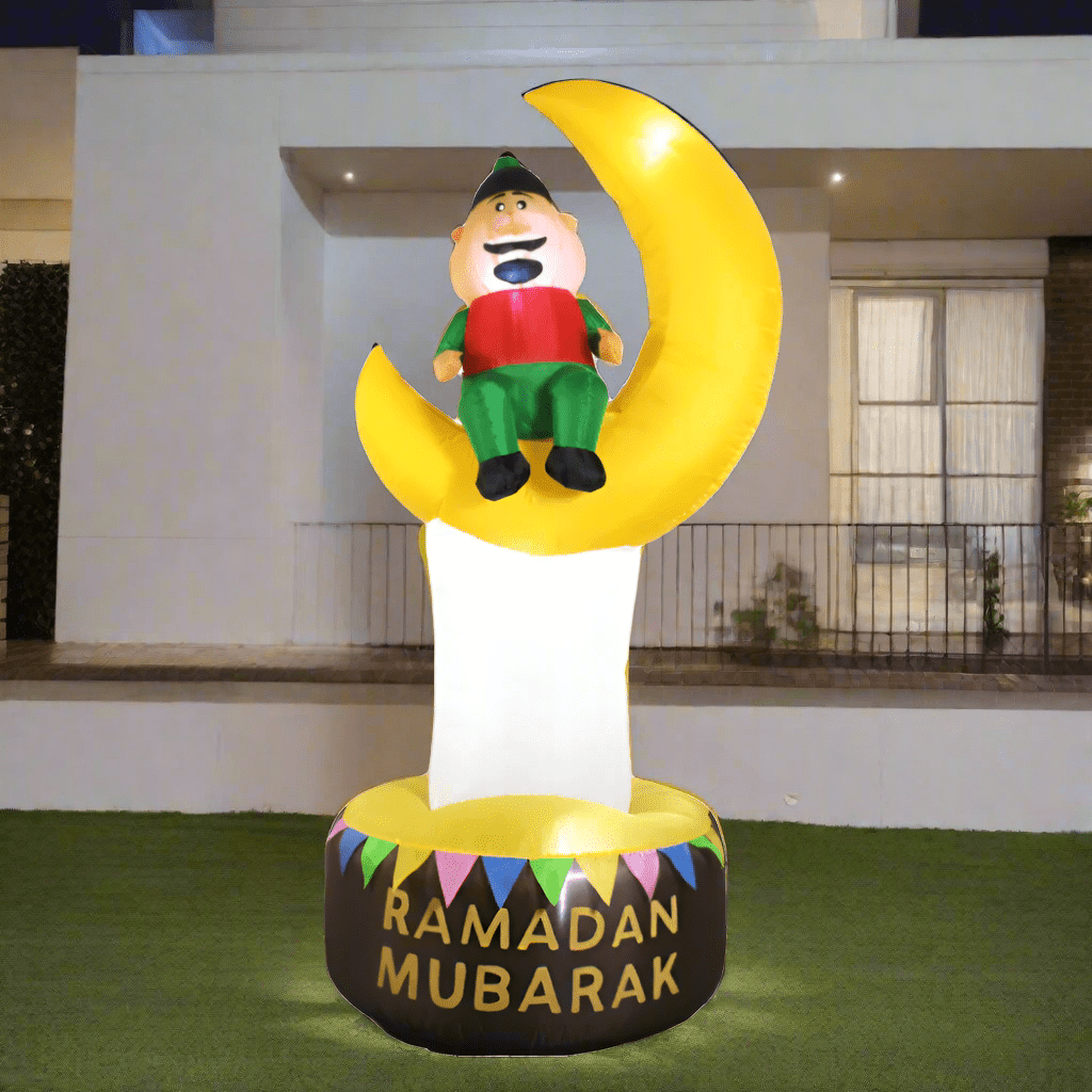 Ramadan Crescent Character Inflatable - 180cm