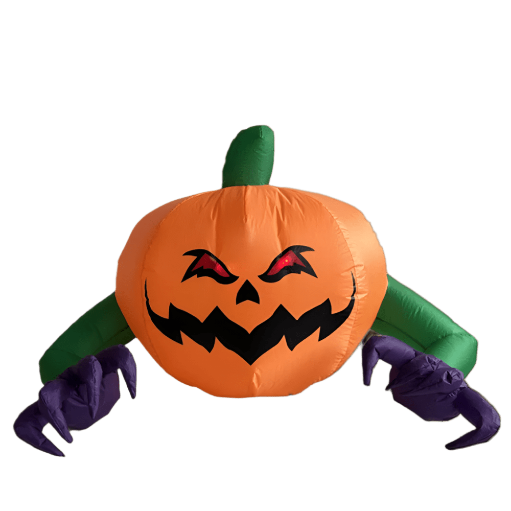 Red - Eyed Pumpkin Ghost Inflatable – 120cm