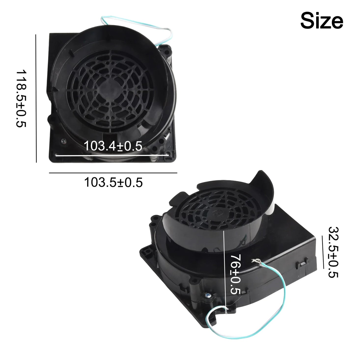 Replacement Blower for Medium to Large Inflatables - 1.5A (amps)