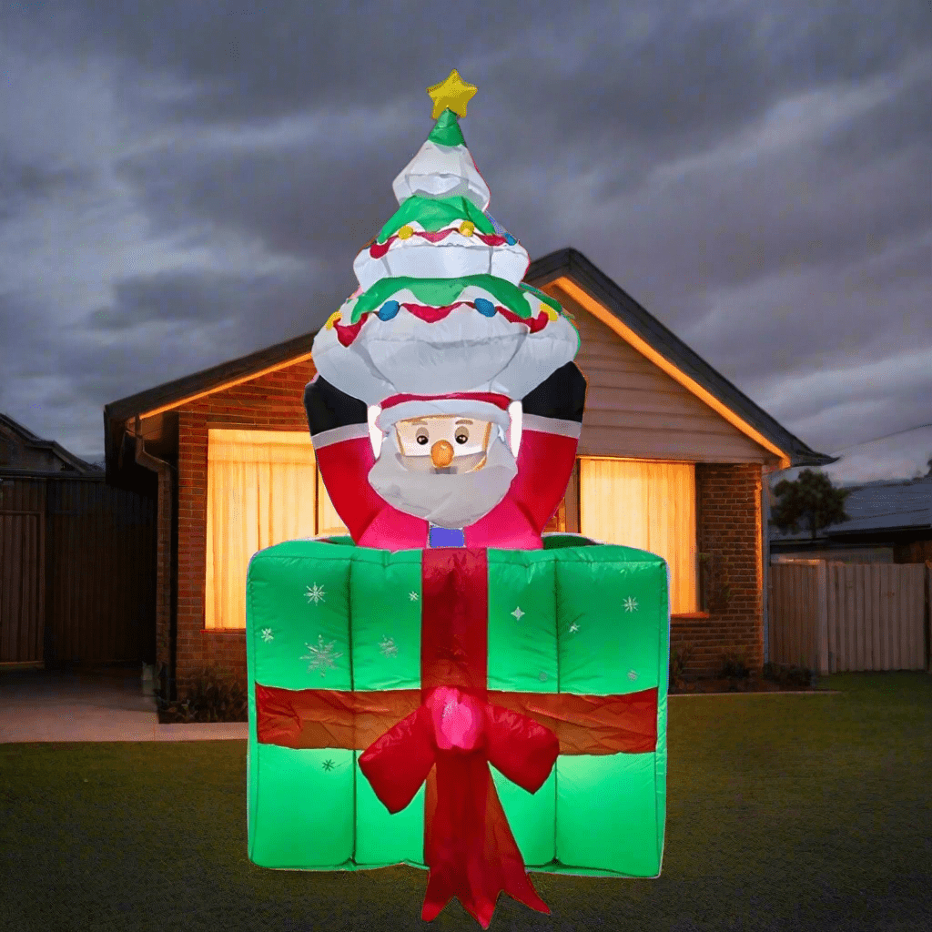 Santa Claus Lift Up and Down Christmas Inflatable - 180cm