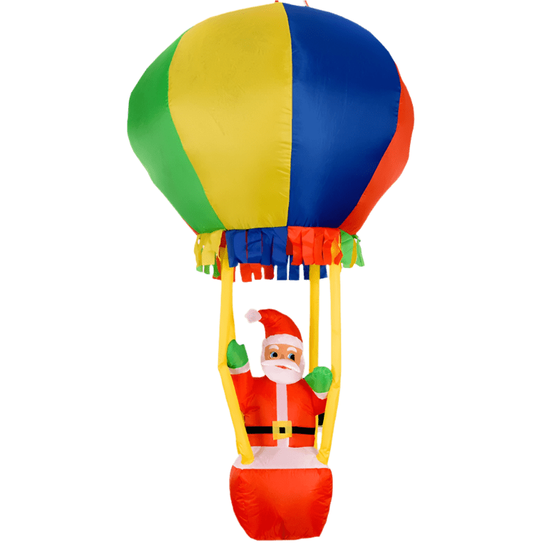 Santa in Hot Air Balloon - 180cm