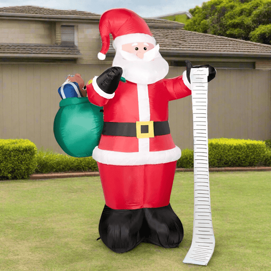 Santas Giant Wishing List Inflatable - 180cm