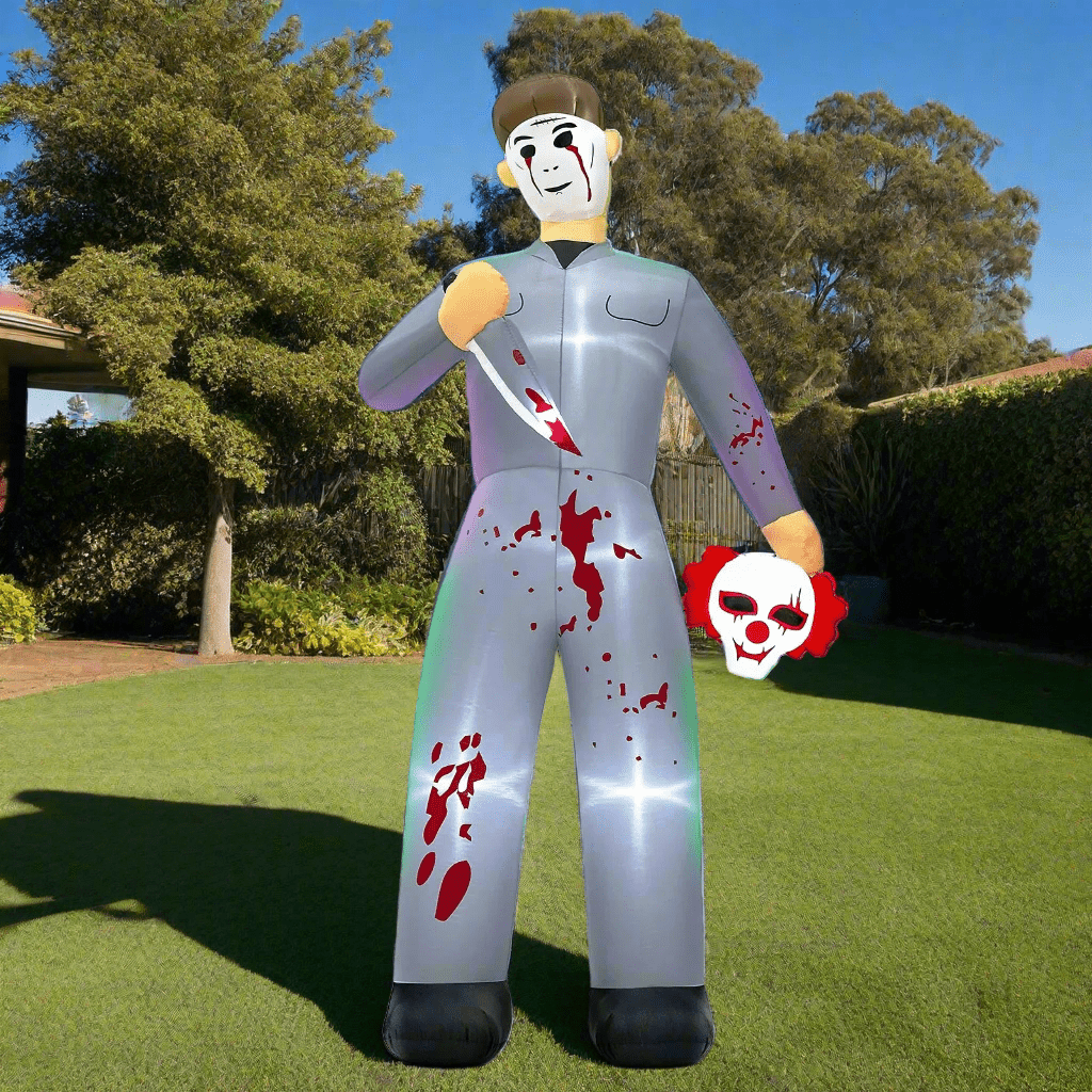 Serial Killer with Severed Head & Knife Inflatable - 300cm