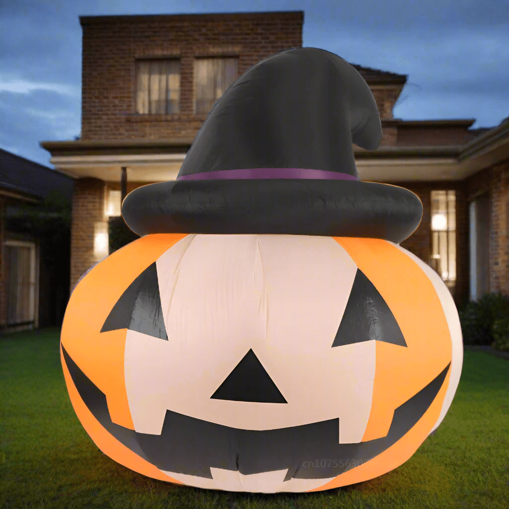 Witch Hat Pumpkin Inflatable - 180cm