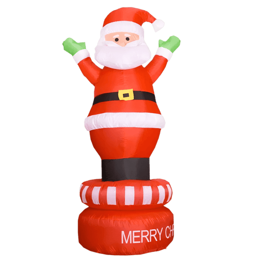 360° Rotating Inflatable Santa - 180cm