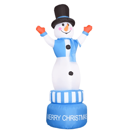 360° Rotating Inflatable Snowman - 180cm