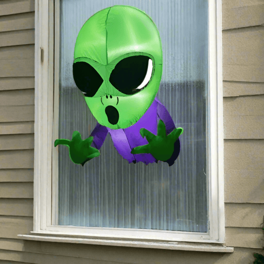Alien Halloween Window Inflatable - 120cm