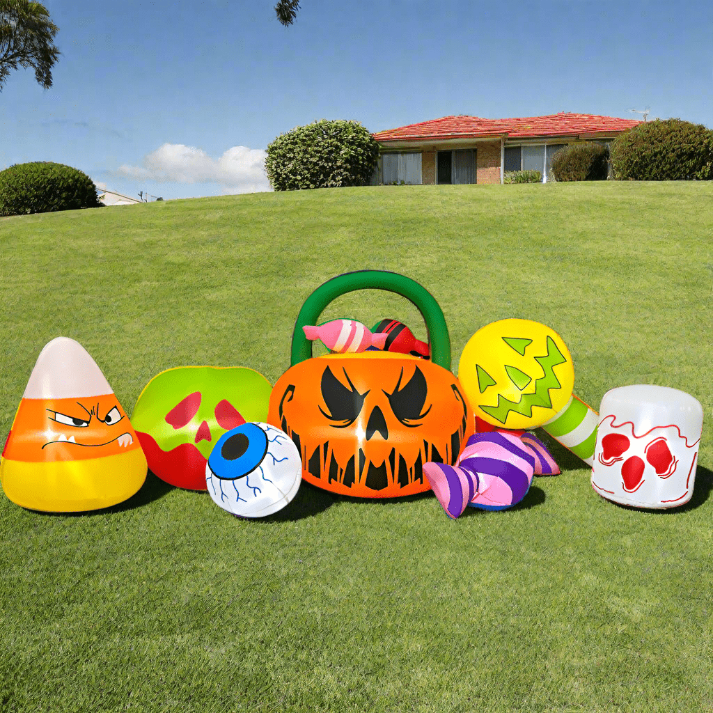 Angry Candy Monsters Inflatable - 305cm