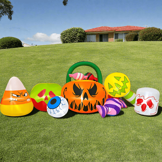 Angry Candy Monsters Inflatable - 305cm
