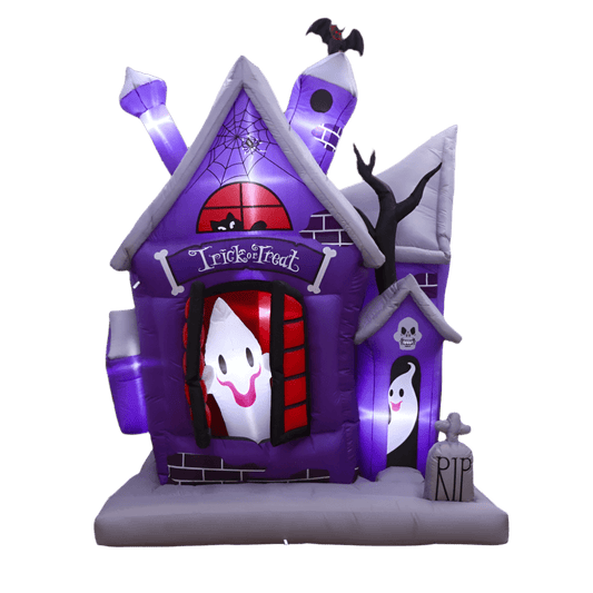 Animated Haunted House with Ghost - 215cm