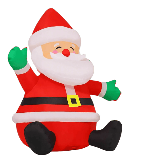 Christmas Smiling Waving Santa Claus Inflatable - 120cm