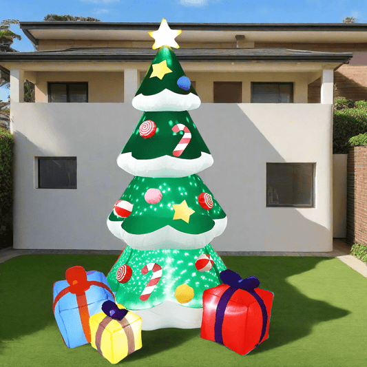 Christmas Tree with Ornaments and Gifts Inflatable - 210cm