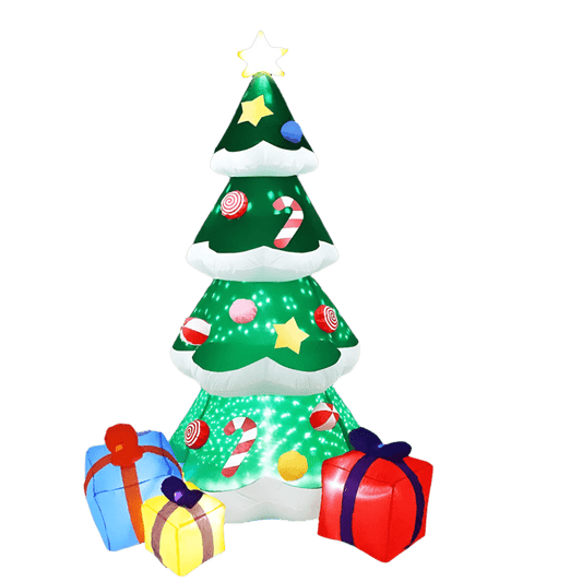 Christmas Tree with Ornaments and Gifts Inflatable - 210cm