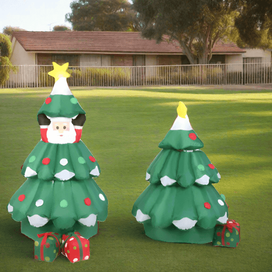 Christmas Tree with Pop-Up Santa and Presents Inflatable - 180cm