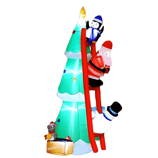 Climbing Santa's Ladder Surprise Inflatable Tree Inflatable - 180cm
