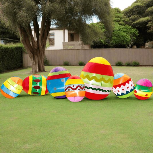 Easter Inflatable Egg Row Inflatable - 300cm