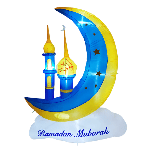 Eid Mubarak Moon Yard Inflatable - 150cm