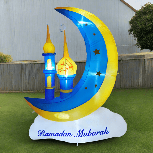 Eid Mubarak Moon Yard Inflatable - 150cm
