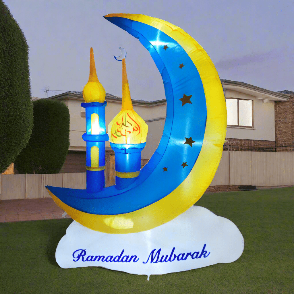 Eid Mubarak Moon Yard Inflatable - 150cm