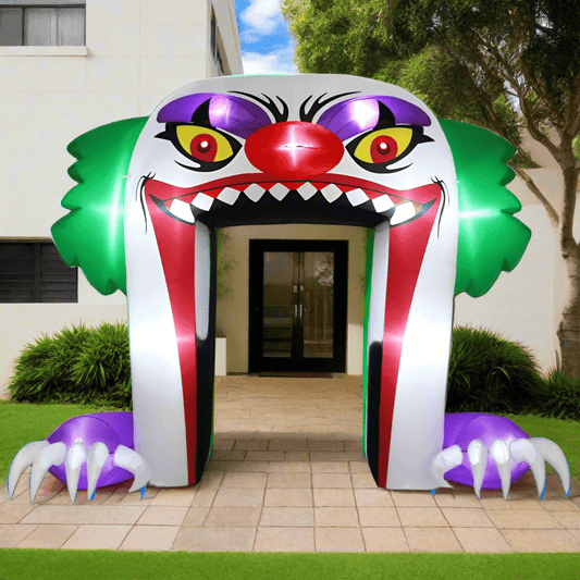 Evil Clown Archway Inflatable - 330cm