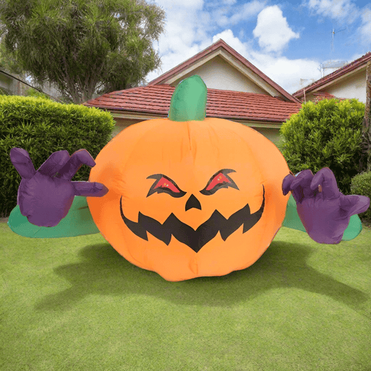 Evil Pumpkin Head Inflatable - 130cm