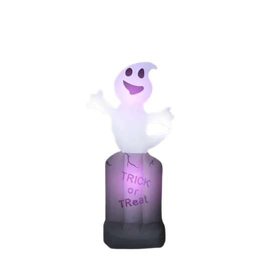 Friendly Ghost on Tombstone "Trick or Treat" - 150cm