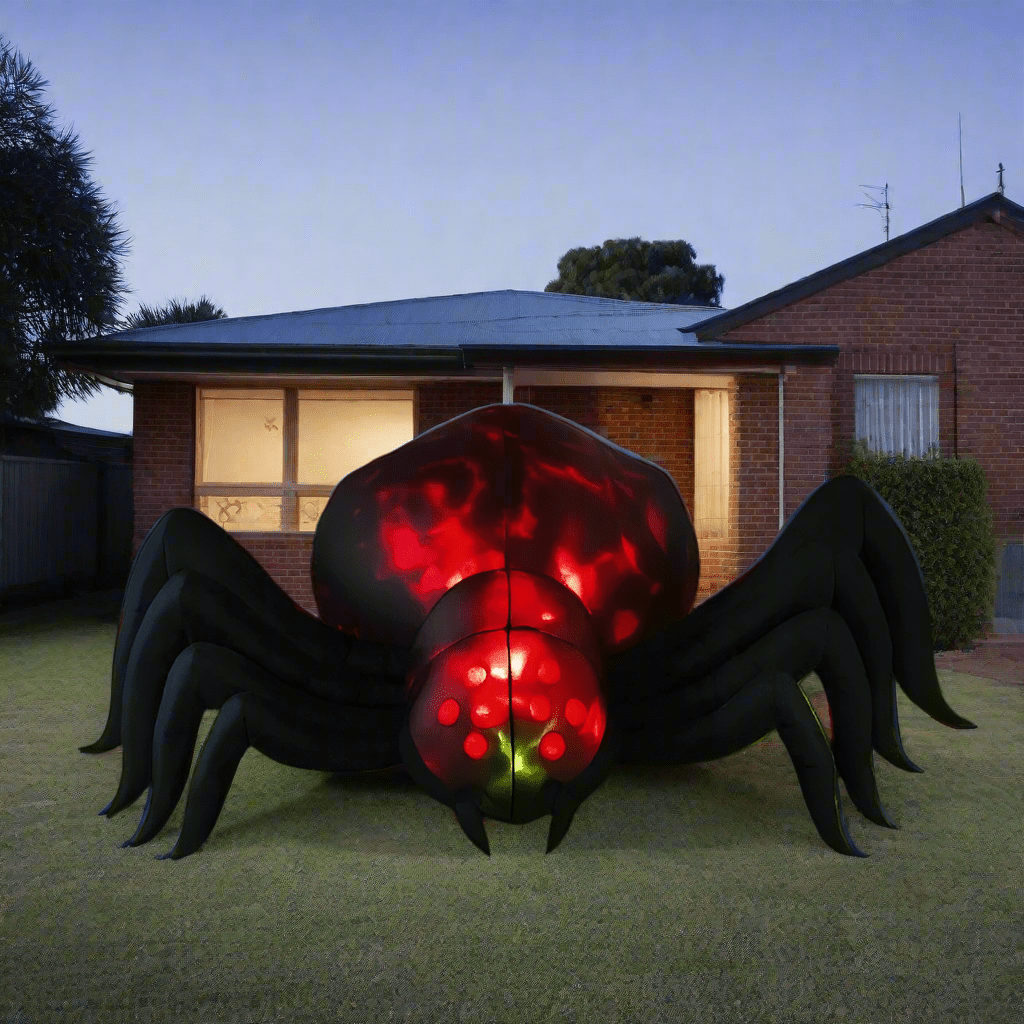 Giant Evil Red Spider Inflatable - 180cm
