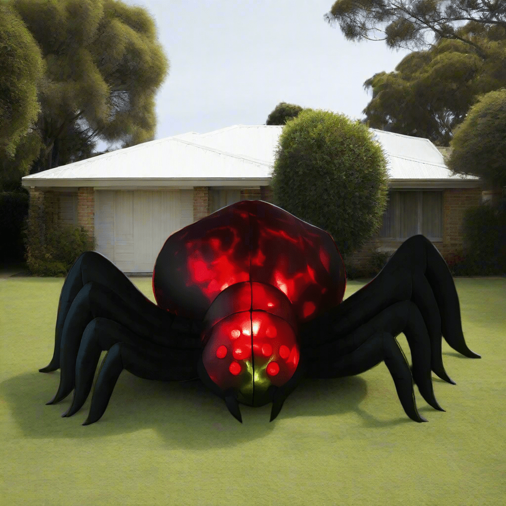 Giant Evil Red Spider Inflatable - 180cm