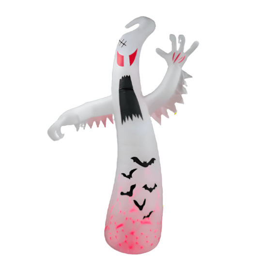 Giant Flame‑Light Ghost with Bats - 360cm